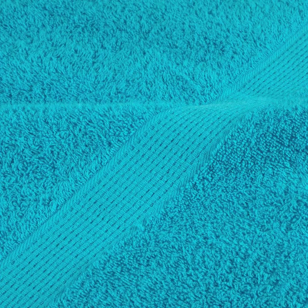 Toalha de Convidado SOLUND 2 pcs Turquesa  550 gsm
