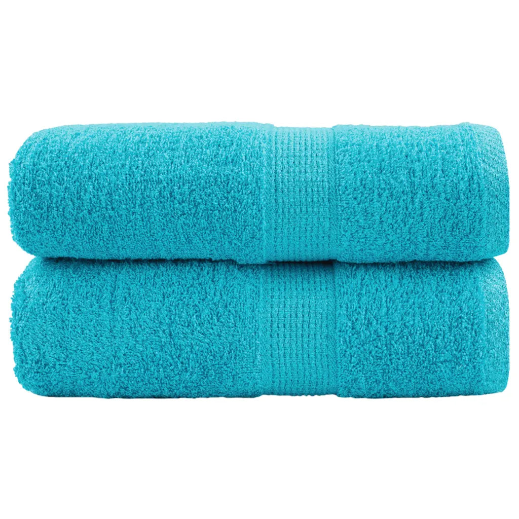 Toalhas de bidé premium SOLUND 2 pcs 30x50 cm 600 gsm turquesa