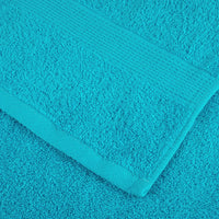 Toalhas de bidé premium SOLUND 2 pcs 30x50 cm 600 gsm turquesa