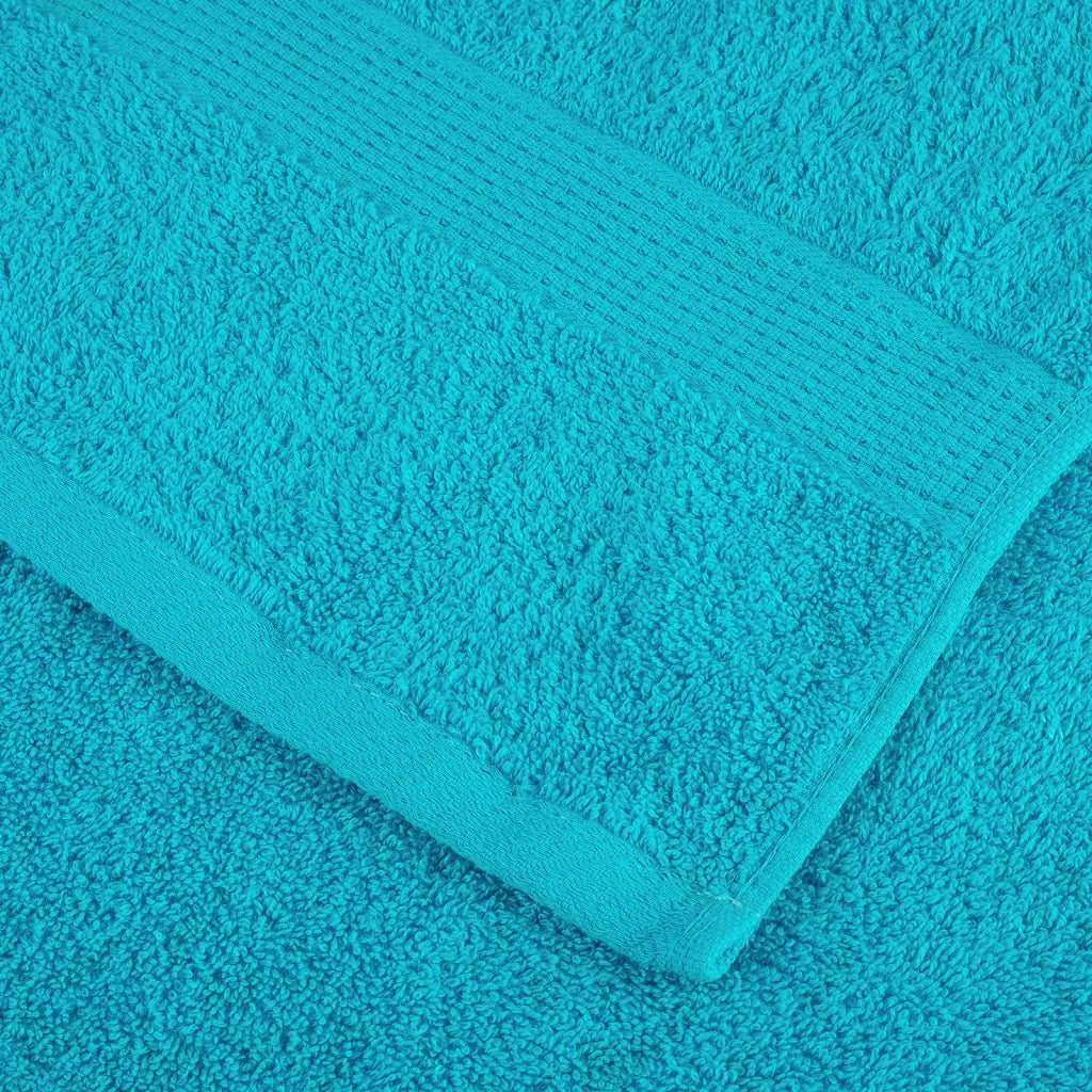 Toalhas de bidé premium SOLUND 4 pcs 30x50 cm 600 gsm turquesa