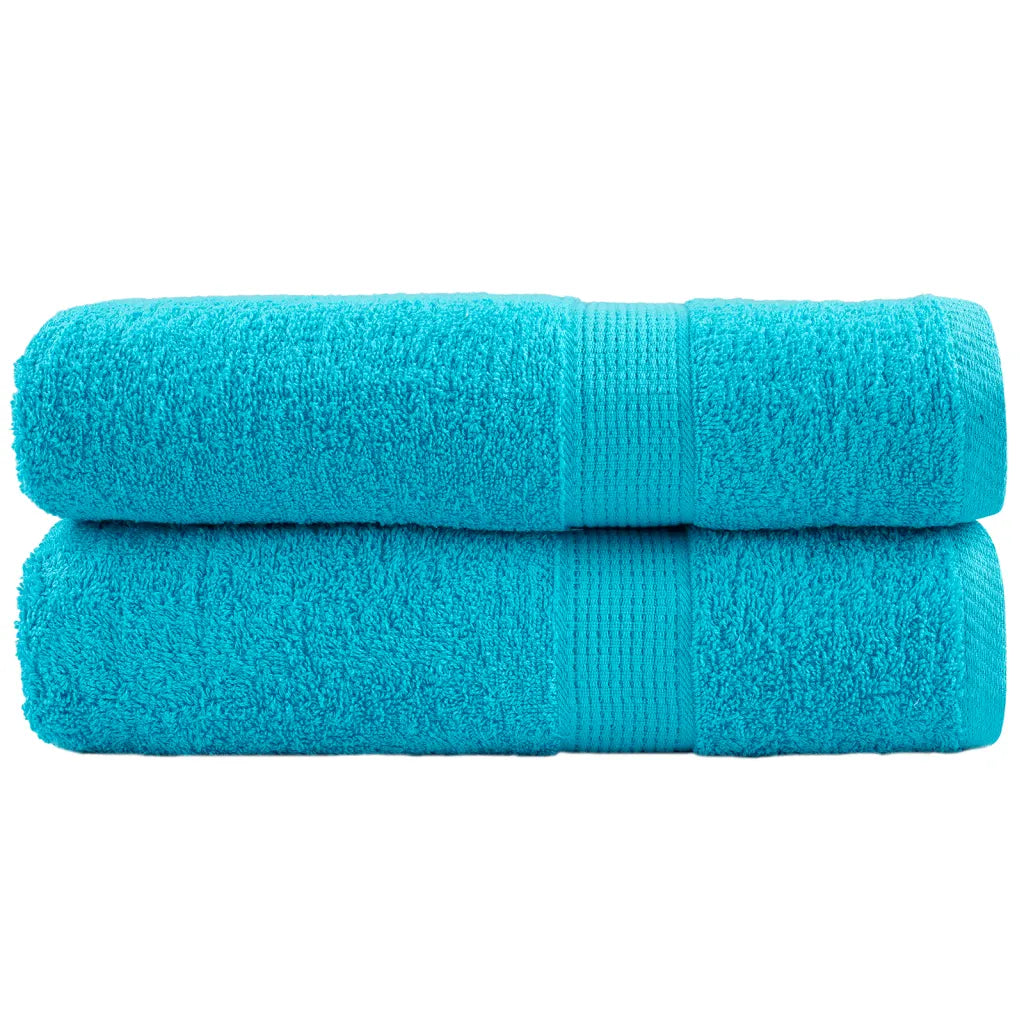 Toalhas de mãos premium SOLUND 2pcs 50x100 cm 600 gsm turquesa