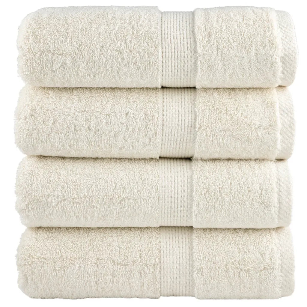Toalhas de bidé premium SOLUND 4 pcs 30x50 cm 600 gsm