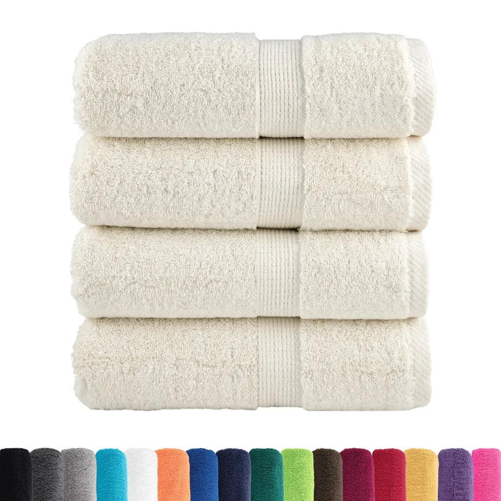 Toalhas de bidé premium SOLUND 4 pcs 30x50 cm 600 gsm