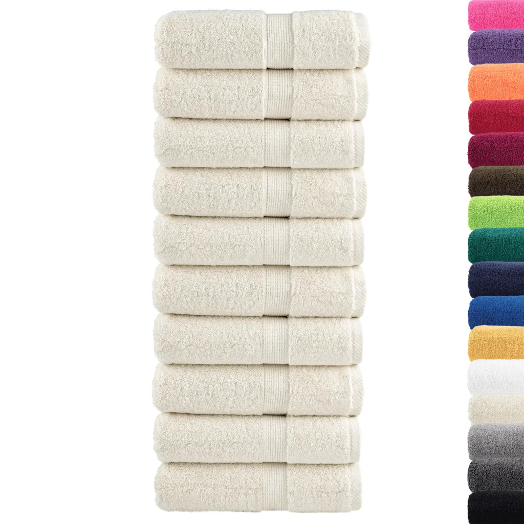 Toalhas de bidé premium SOLUND 10 pcs 30x50 cm 600 gsm