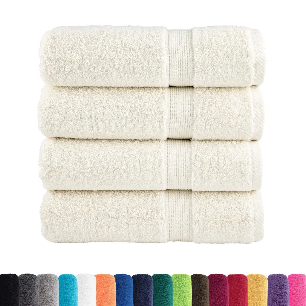 Toalhas de banho premium SOLUND 4 pcs 70x140 cm 600 gsm