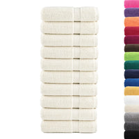 Toalhas de banho premium SOLUND 10pcs 100x150 cm 600 gsm verde
