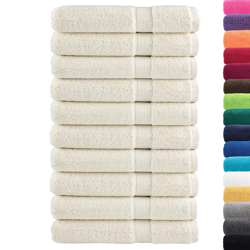 Toalhas premium SOLUND 10 pcs 100x200 cm 600 gsm
