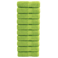Toalhas de rosto premium SOLUND 10 unidades -maçã 30x30 cm 600 g/m²
