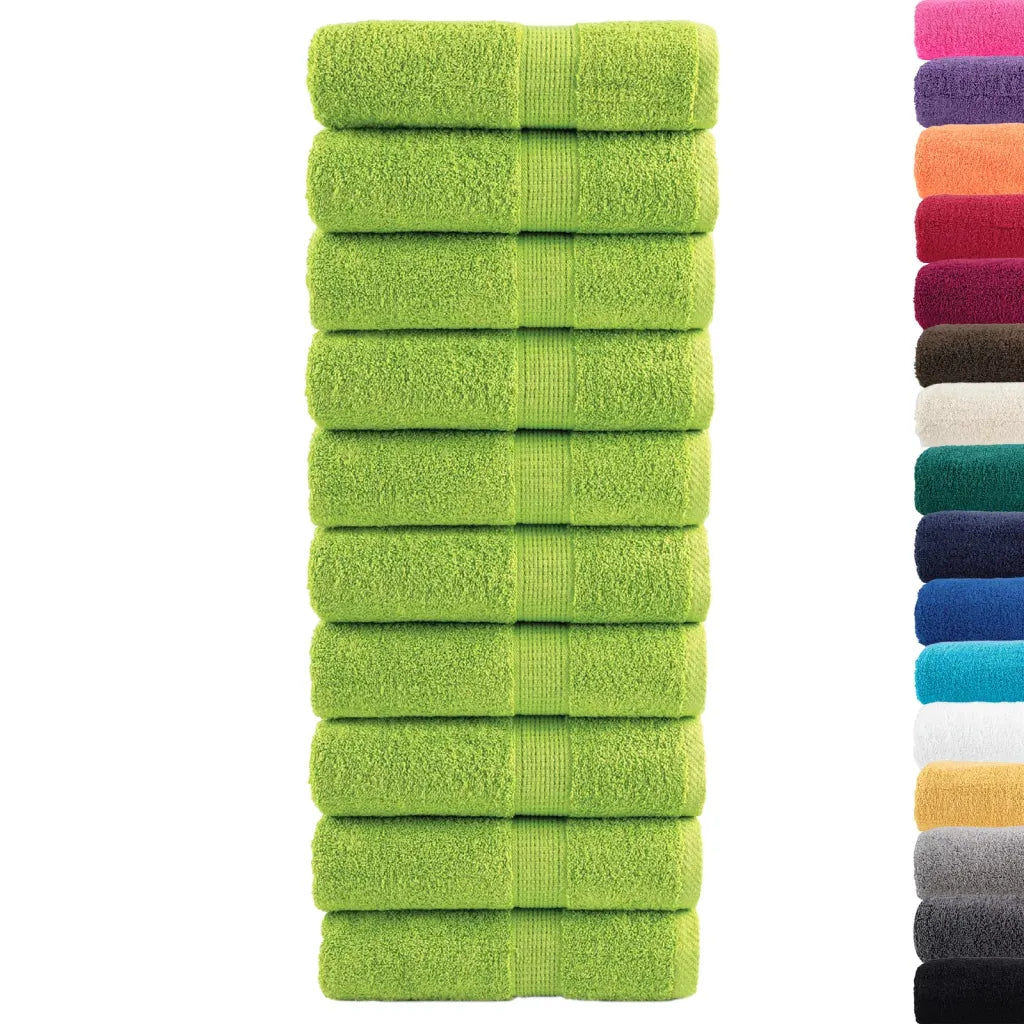 Toalhas de rosto premium SOLUND 10 unidades -maçã 30x30 cm 600 g/m²