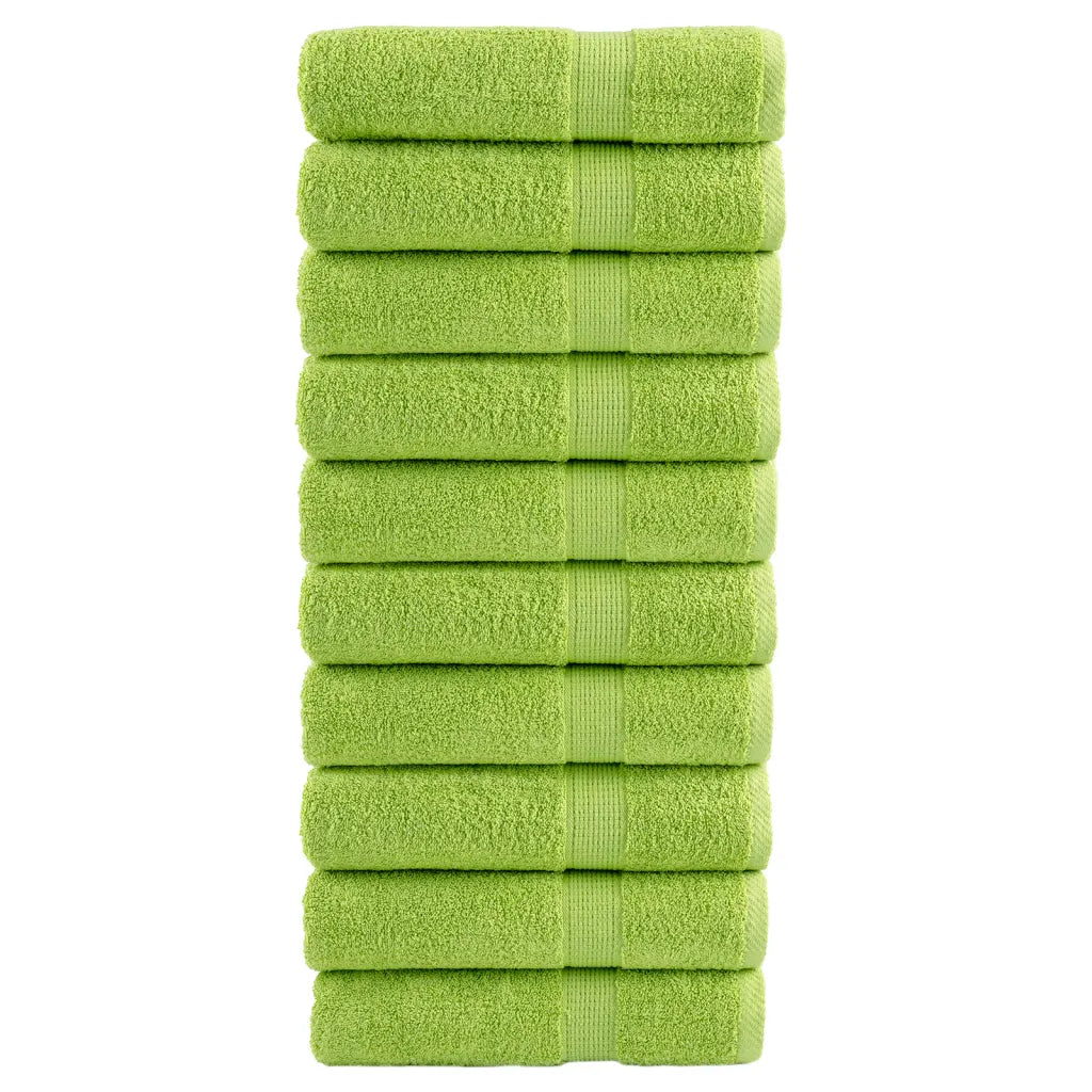 Toalhas mãos premium SOLUND 10pcs 50x100cm 600gsm  maça