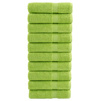 Toalhas mãos premium SOLUND 10pcs 50x100cm 600gsm  maça