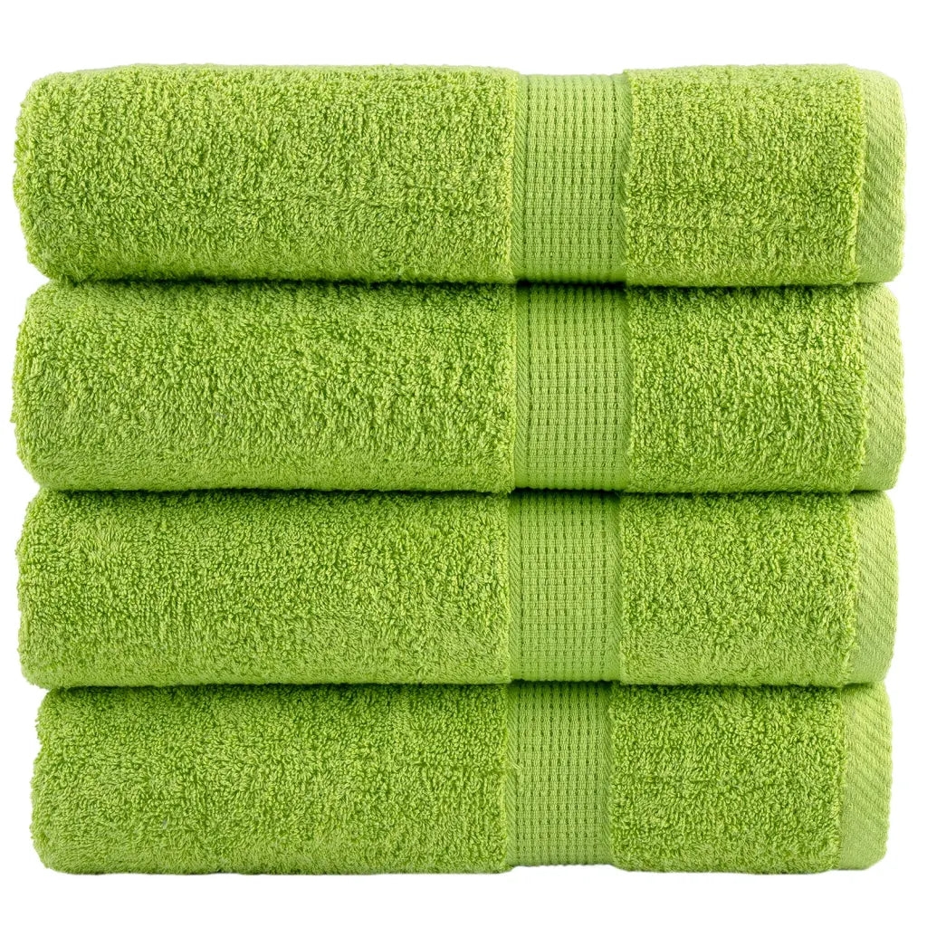 Toalhas banho premium SOLUND 4pcs 70x140cm 600 gsm  maça