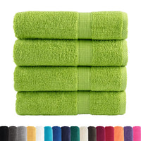 Toalhas banho premium SOLUND 4pcs 70x140cm 600 gsm  maça