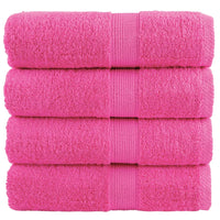 Toalhas de rosto premium SOLUND 4 peças rosa 30x30 cm 600 g/m²