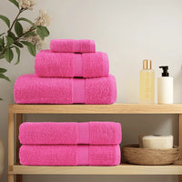 Toalhas de rosto premium SOLUND 4 peças rosa 30x30 cm 600 g/m²