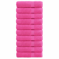Toalhas de banho premium SOLUND 10 pcs 70x140cm 600 gsm rosa