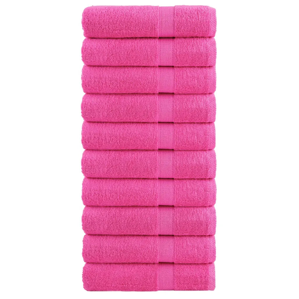 Toalhas de banho premium SOLUND 10pcs 100x150 cm 600 gsm verde