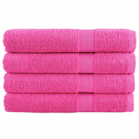 Toalhas de sauna premium SOLUND 4 pcs 80x200 cm 600 gsm rosa