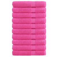 Toalhas de sauna premium SOLUND 10 pcs 80x200 cm 600 gsm rosa