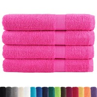 Toalhas premium SOLUND 4 pcs 100x200 cm 600 gsm rosa