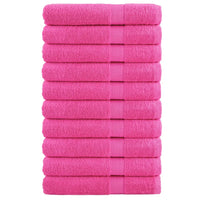 Toalhas premium SOLUND 10 pcs 100x200 cm 600 gsm rosa