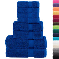 8pcs Conjunto toalhas banho premium SOLUND 600 gsm