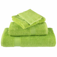8pcs Conjunto toalhas banho premium SOLUND 600 gsm  maça