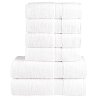 6pcs Conjunto toalhas banho premium SOLUND 600 gsm