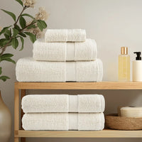 6 pcs Conjunto de toalhas premium SOLUND 600 gsm