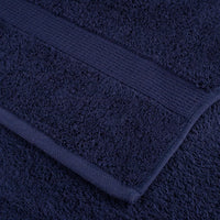 12pcs Conjunto toalha premium SOLUND 600 gsm -marinho