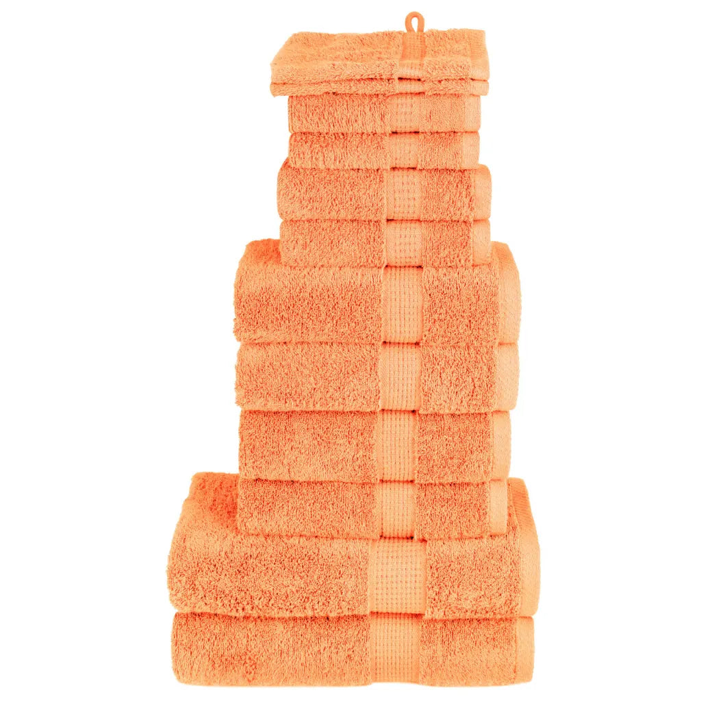 12pcs Conjunto toalhas banho premium SOLUND 600gsm