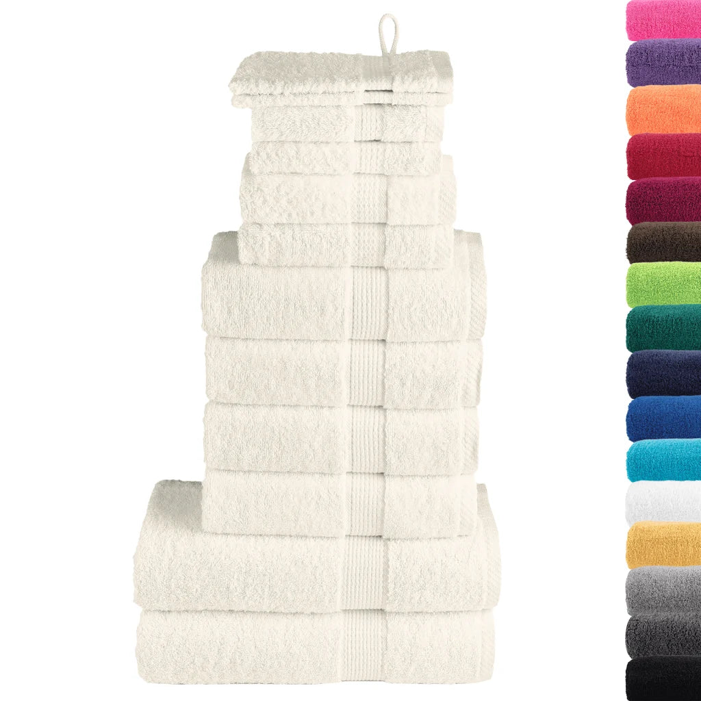 12 pcs Conjunto de toalhas premium SOLUND 600 gsm
