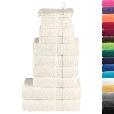 12 pcs Conjunto de toalhas premium SOLUND 600 gsm