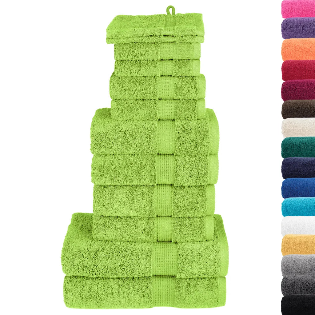 12pcs Conjunto toalhas banho premium SOLUND 600 gsm