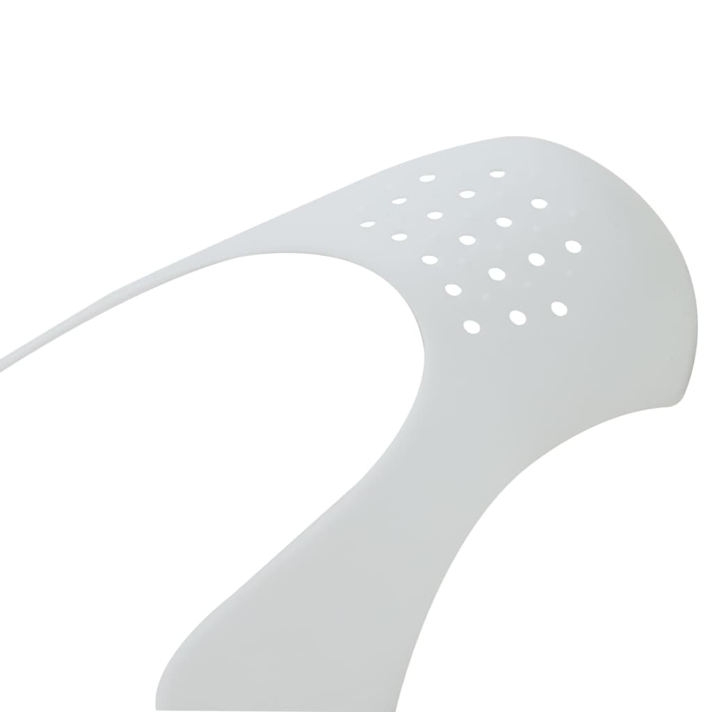 vidaXL Protetores de vincos para sapatos 2 pares EU 35-40 plástico