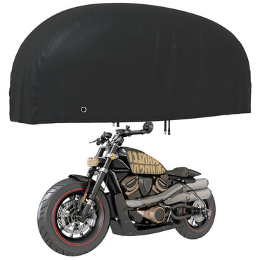 Capa para motociclo 245x105x125 cm oxford preto