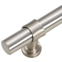 vidaXL Puxadores para móveis 10 pcs 96 mm aço inoxidável prateado