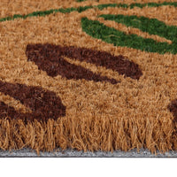 vidaXL Tapete de porta 40x60 cm fibra de coco tufada natural