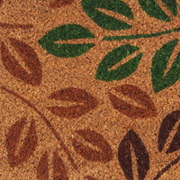 vidaXL Tapete de porta 40x60 cm fibra de coco tufada natural
