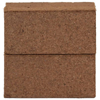 vidaXL Blocos de fibra de coco 12 pcs 650 g/cada 7,8 kg/total