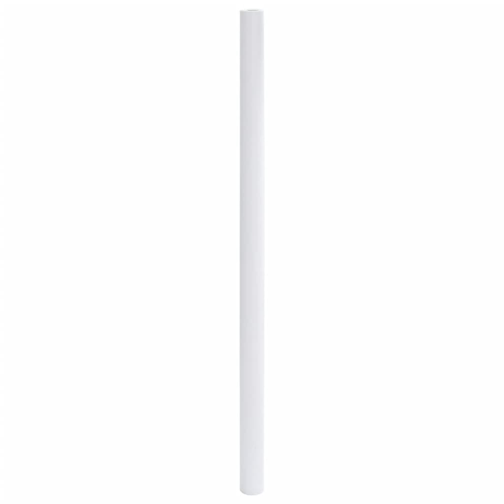 vidaXL Adesivo para móveis autoadesivo branco fosco 90x500 cm PVC