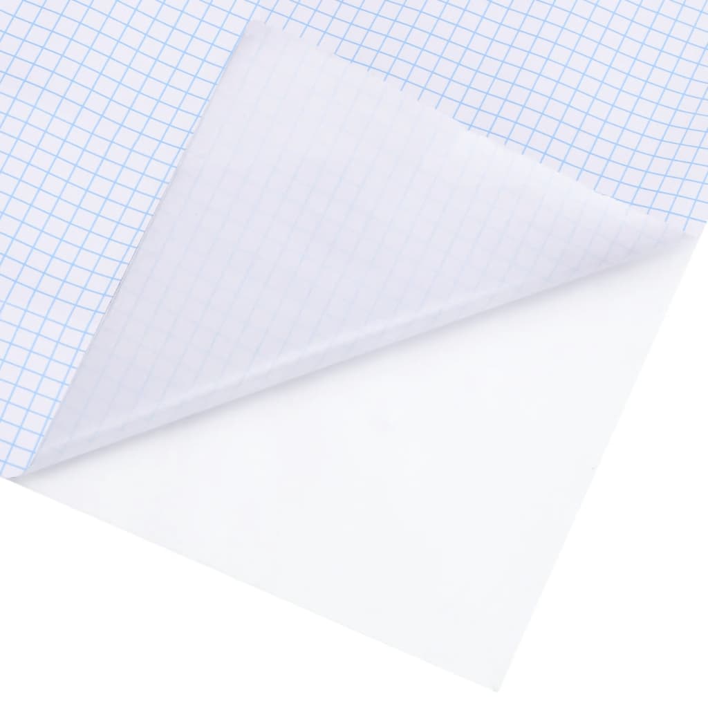 vidaXL Adesivo para móveis autoadesivo branco fosco 90x500 cm PVC