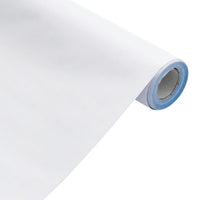 vidaXL Adesivo para móveis autoadesivo branco fosco 90x500 cm PVC