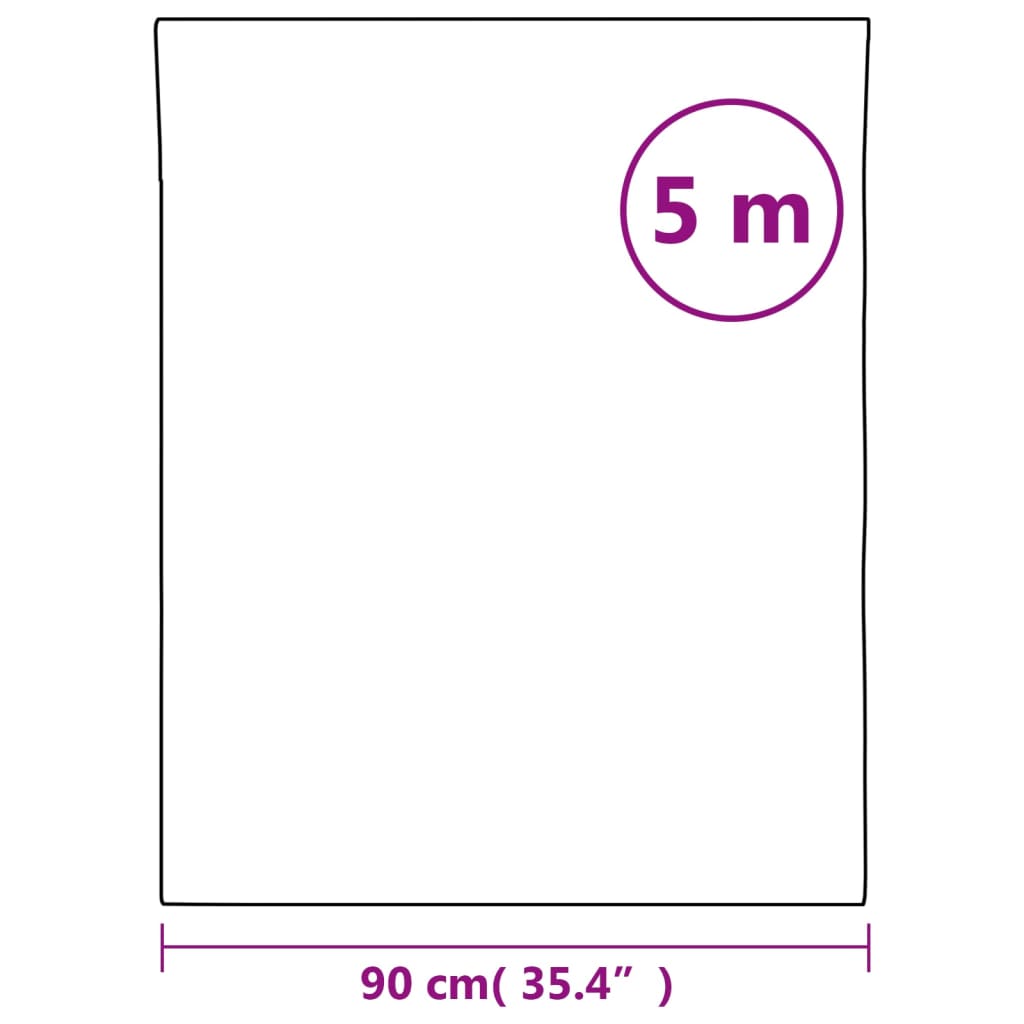 vidaXL Adesivo para móveis autoadesivo branco fosco 90x500 cm PVC
