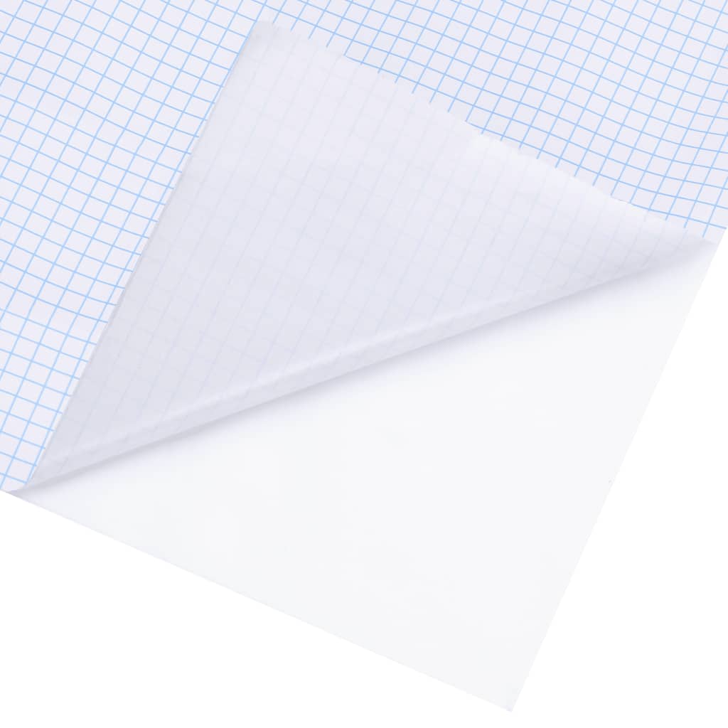 vidaXL Autocolante para móveis branco mármore 90x500 cm PVC