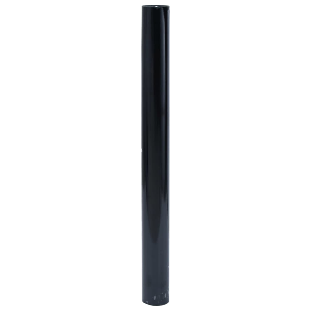 vidaXL Película para janela estática 45x500 cm PVC preto fosco
