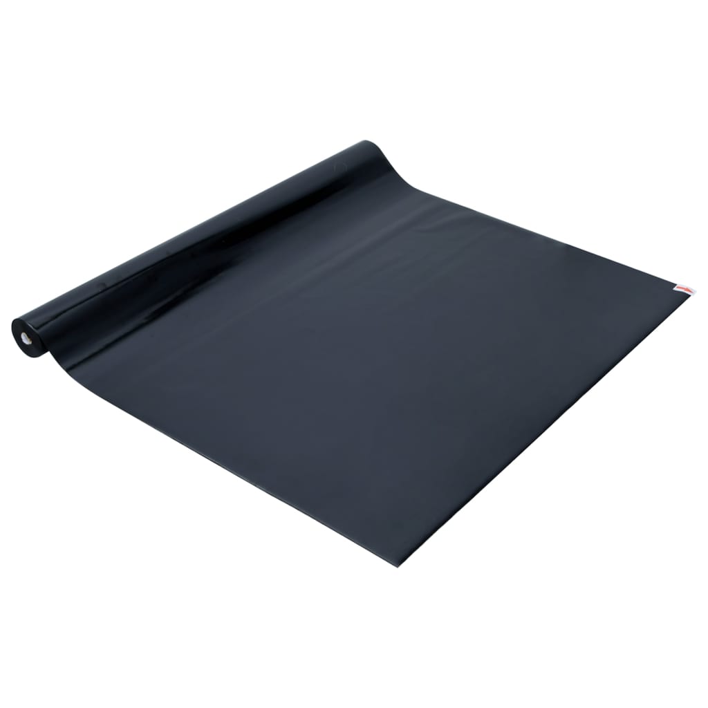 vidaXL Película para janela estática 45x500 cm PVC preto fosco