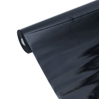 vidaXL Película para janela estática 45x500 cm PVC preto fosco