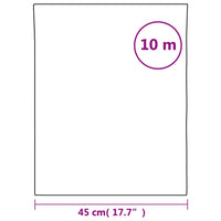 vidaXL Película para janela fosca 45x1000 cm PVC padrão arco-íris 3D