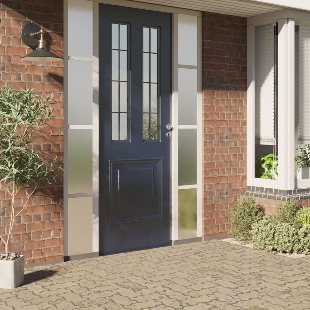 vidaXL Película solar efeito refletor estático 45x2000 cm PVC prateado